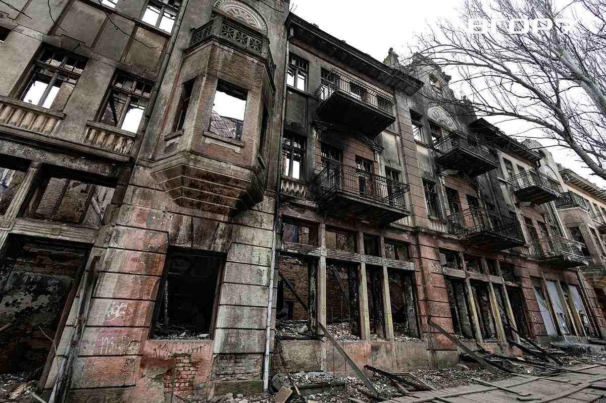 Готель &ldquo;Європейський&rdquo; після російських обстрілів